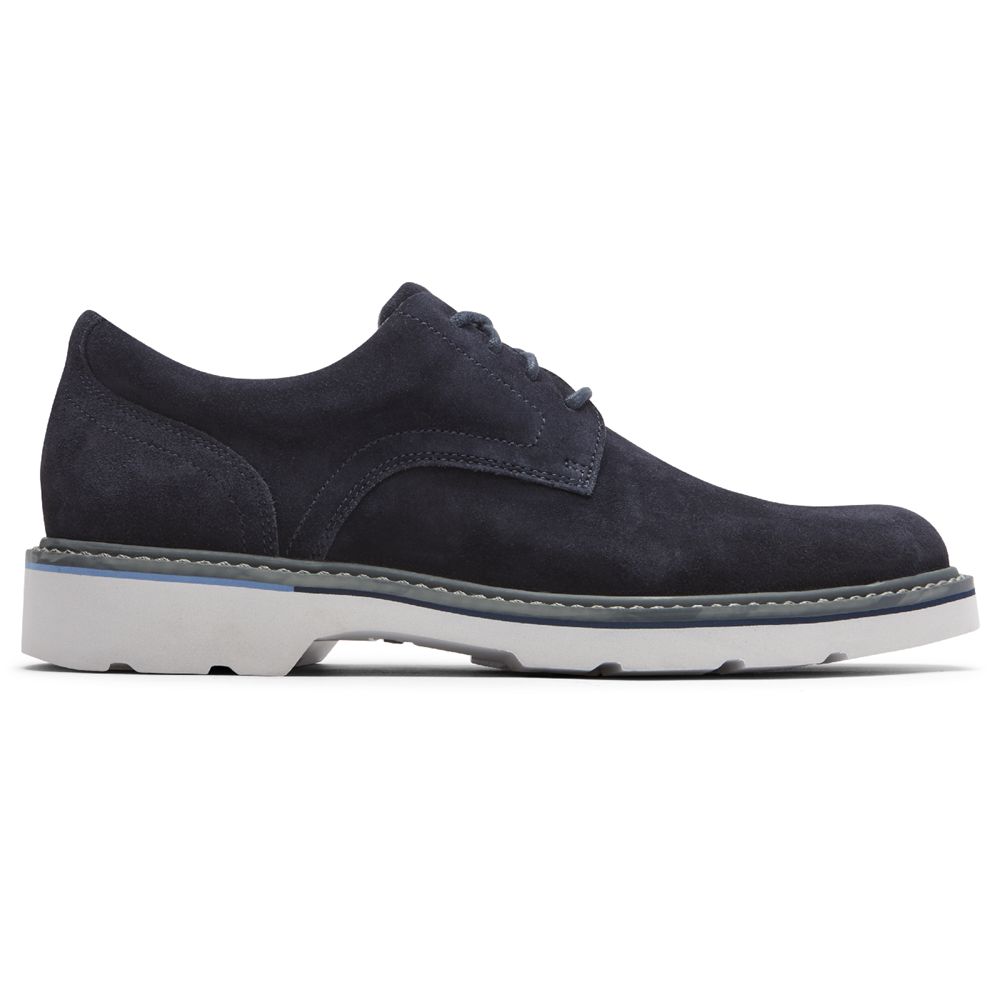 Rockport Charlee Waterproof Plain Toe - Mens Oxfords - Navy - NZ (IFS-049821)